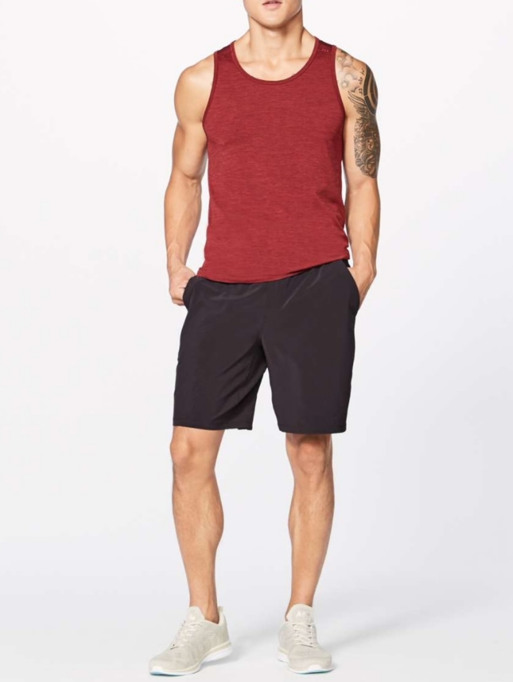 LULULEMON Pace Breaker Out Of Mind Liner 9" In Pelt